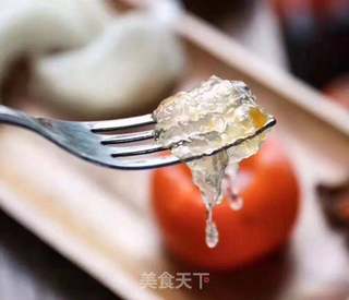 燕窝柿子的做法步骤:5
