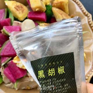 心里美沙拉的做法步骤:17