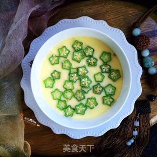 如何蒸蛋蒸秋葵的做法步骤:10
