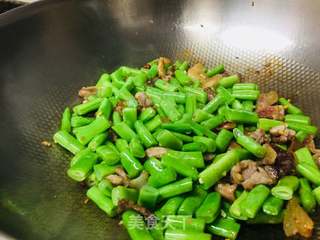 香炒四季豆的做法步骤:5