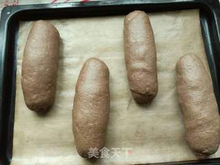全麦可可果仁面包的做法步骤:15