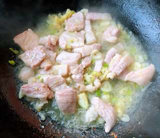 #萝卜#五花肉炖萝卜血豆腐的做法步骤：7