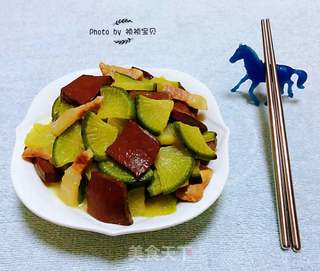 #萝卜#五花肉炖萝卜血豆腐的做法步骤：11