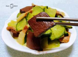 #萝卜#五花肉炖萝卜血豆腐的做法步骤：14
