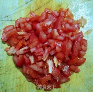 番茄鸡蛋拌意面的做法步骤:4