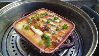 虾皮豆腐鸡蛋羹的做法步骤:12