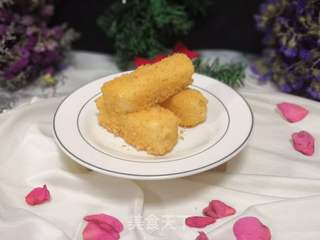 脆皮香酥之—炸鲜奶的做法步骤：7