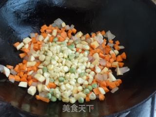 培根炒饭的做法步骤：7