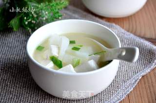 萝卜虾皮豆腐汤的做法步骤:9