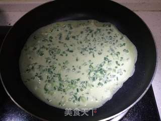 鸡蛋葱花饼的做法步骤:8