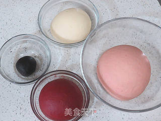 圣诞季滴中式点心~【圣诞老人馒头】的做法步骤:6