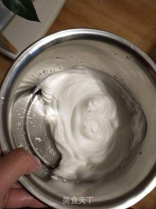 菠菜汁蛋白溶豆的做法步骤:2