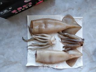 鱿鱼包饭的做法步骤:2