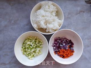 鱿鱼包饭的做法步骤:3