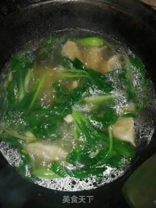 红油汤饺的做法步骤:2