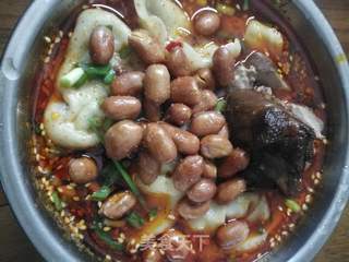 红油汤饺的做法步骤:6