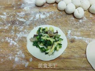 海灵菇虾爬肉韭菜水饺的做法步骤:6