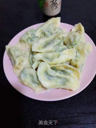 海灵菇虾爬肉韭菜水饺的做法步骤:8