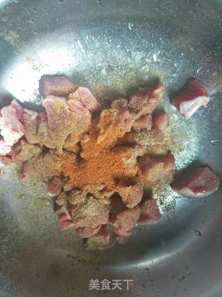 烤羊肉串(烤箱版)的做法步骤:3