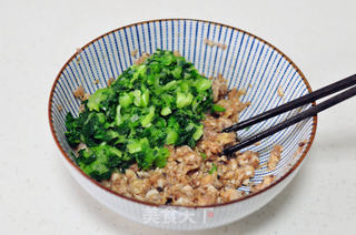 青菜猪肉饺子的做法步骤:7