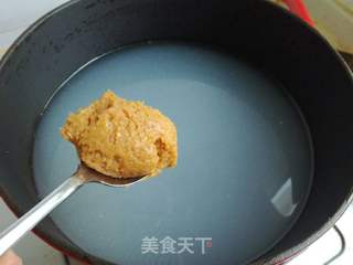 菌菇豆腐大酱汤的做法步骤:4