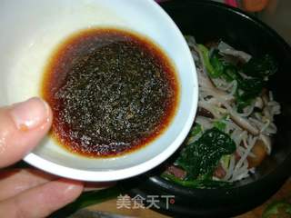 #腊味#腊肉杂蔬拌饭的做法步骤:5