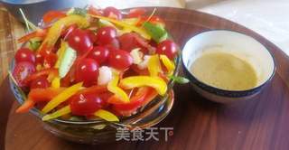 芝麻叶香肠沙拉的做法步骤:8