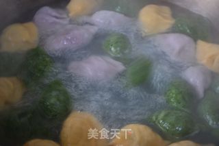 酸汤彩色水饺的做法步骤：11