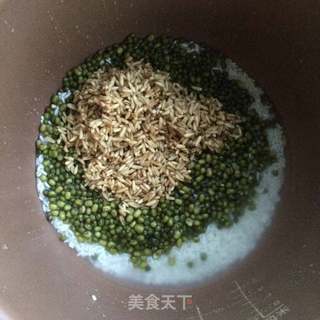 绿豆燕麦糯米粥的做法步骤:4