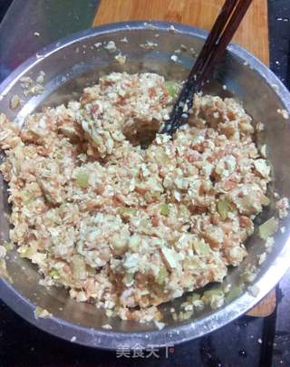 豆腐马蹄肉包的做法步骤:5