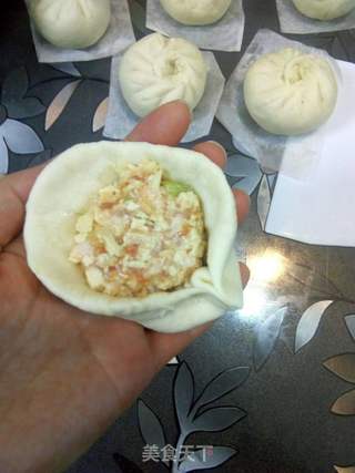 豆腐马蹄肉包的做法步骤:6