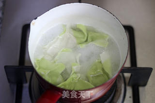 青汁云吞----追寻小时候的味道的做法步骤:13