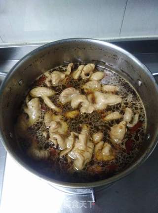 香卤肥肠的做法步骤:4