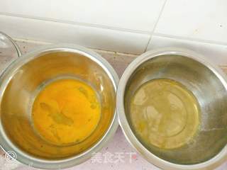 宝宝辅食【12+】戚风蛋糕蒸锅版的做法步骤:2