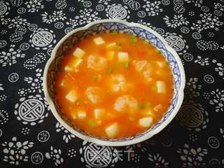 虾仁豆腐羹的做法步骤:11