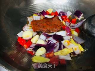 牛肉年糕淮山小火锅的做法步骤:8