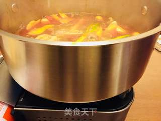 牛肉年糕淮山小火锅的做法步骤:12
