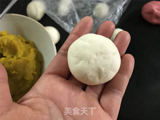圣诞帽南瓜包的做法步骤:9