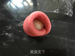 圣诞帽南瓜包的做法步骤:10