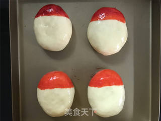 圣诞老人小餐包的做法步骤:9
