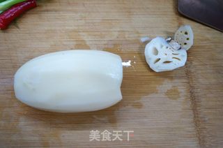 如何制作响油酸辣藕片的做法步骤：2