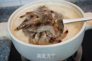 鲍鱼虾粥的做法步骤:10