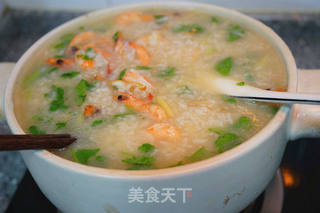 鲍鱼虾粥的做法步骤:14