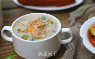 鲍鱼虾粥的做法步骤:16