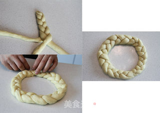 圣诞花环面包的做法步骤:9