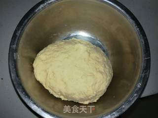 如何粗粮细做-玉米面发面豆沙饼的做法步骤:5