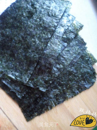 培根海苔饭卷的做法步骤:3