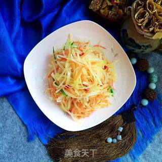 响油土豆丝的做法步骤:8
