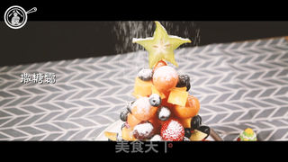 水果圣诞树的做法步骤:9