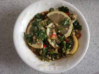 凉拌柠檬手撕鸡的做法步骤:7
